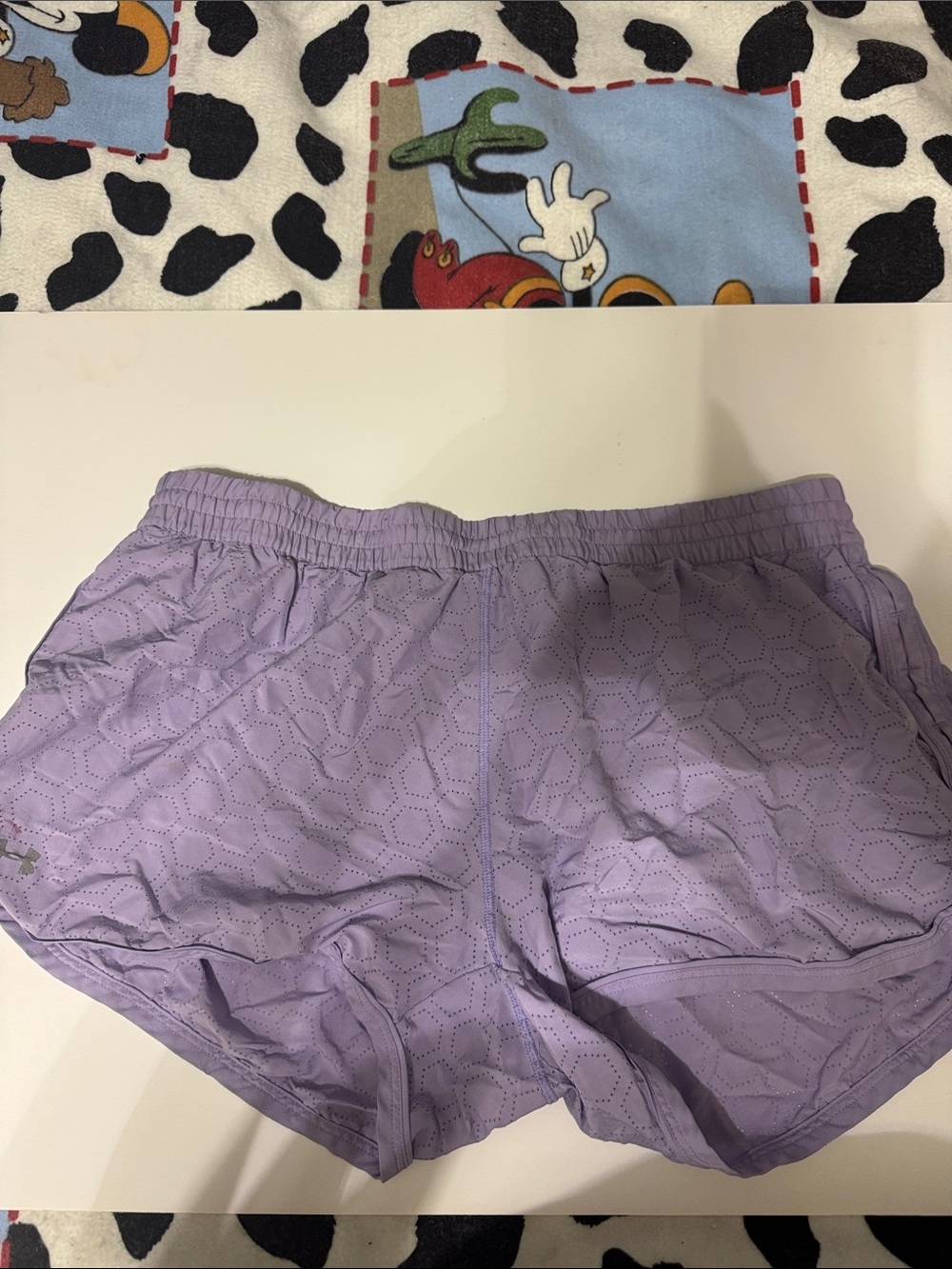 Under Armour Lavender Athletic Running Shorts